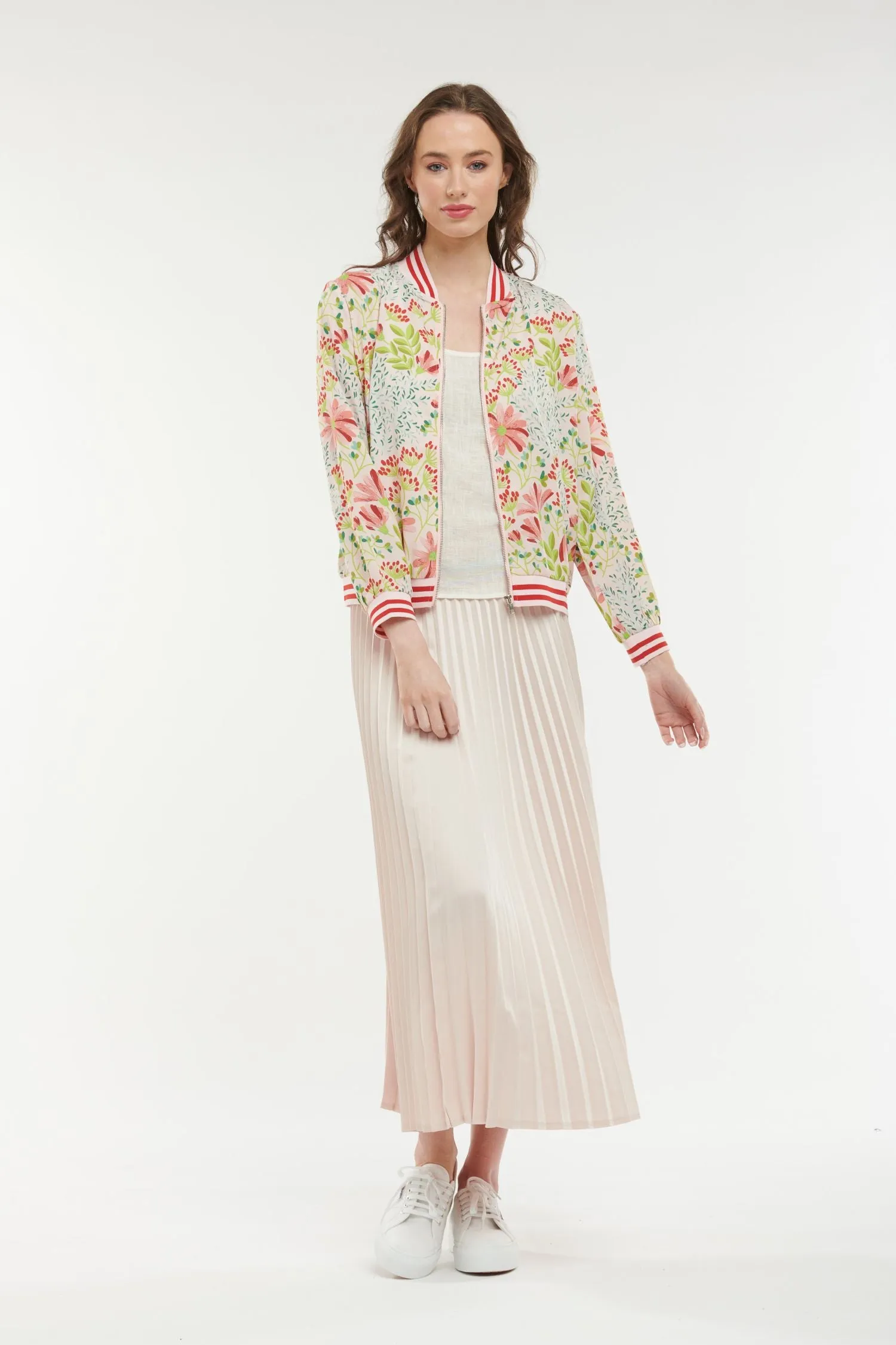 365 DAYS Print Bomber - Stella Pink