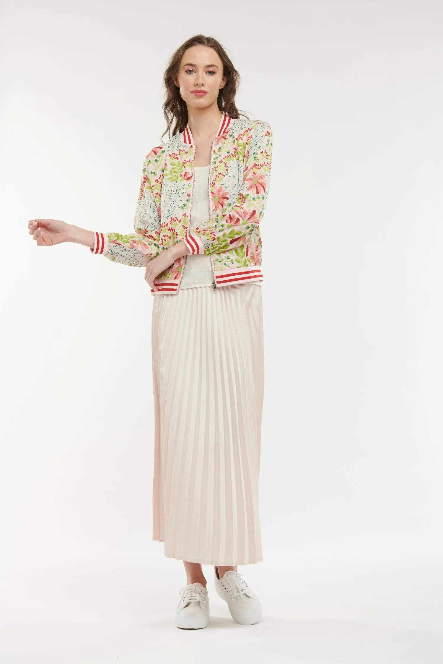365 DAYS Print Bomber - Stella Pink