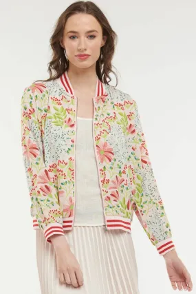 365 DAYS Print Bomber - Stella Pink