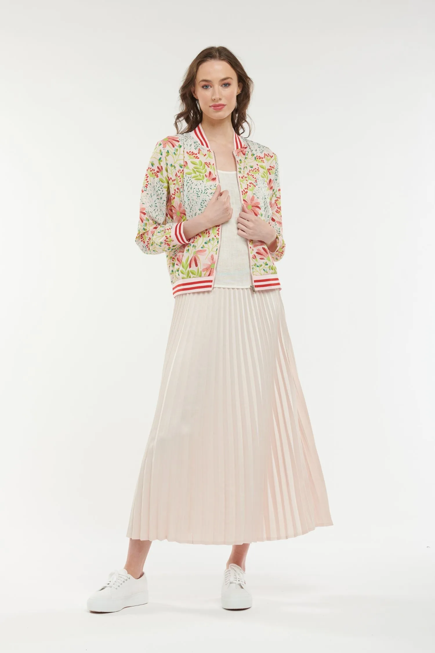 365 DAYS Print Bomber - Stella Pink