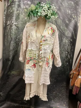 #5168 Patchwork Linen jacket