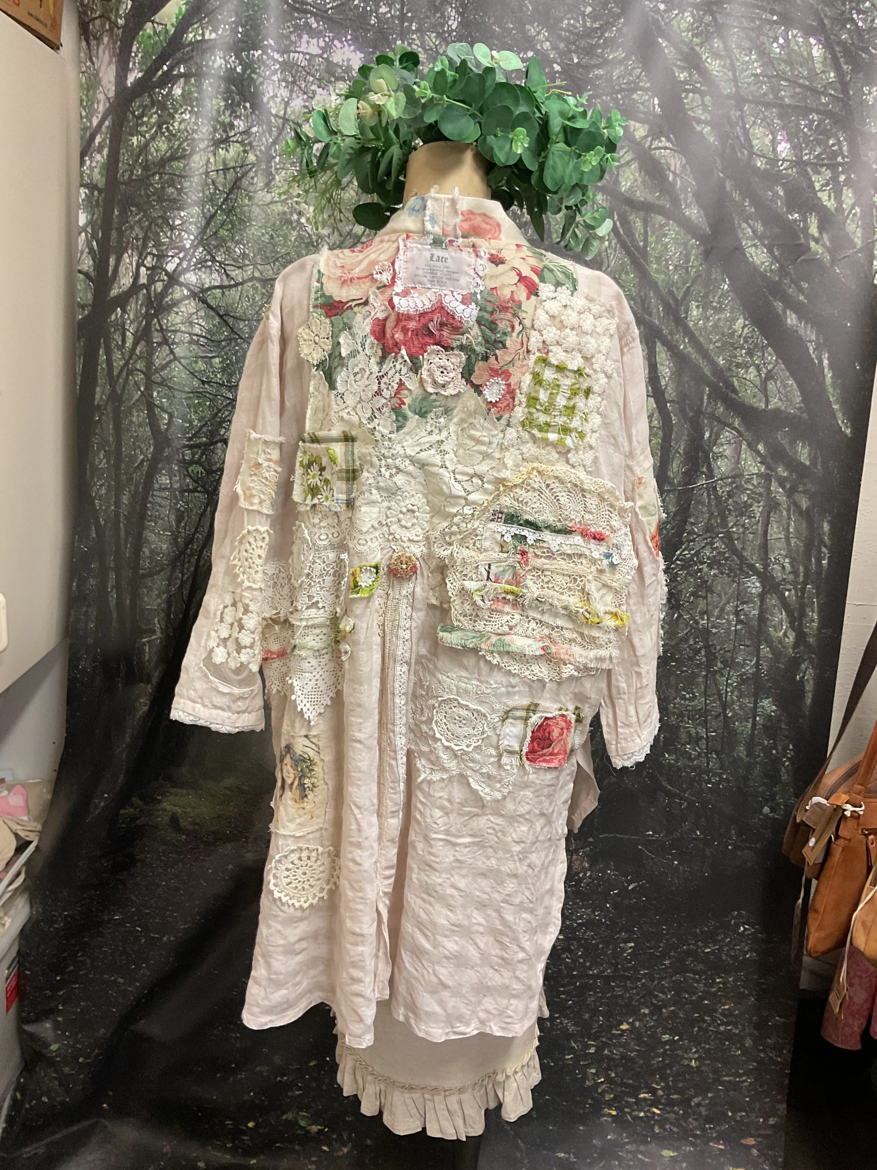 #5168 Patchwork Linen jacket