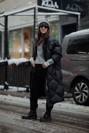 Anissa Coat in Black