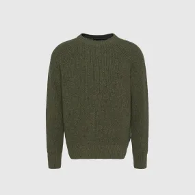 Barbour Griffiths Crew Neck Jumper - Olive