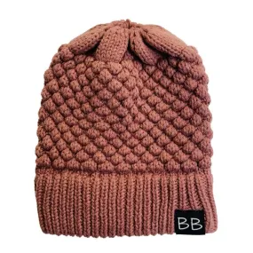 BB Ponytail Beanie in Rose