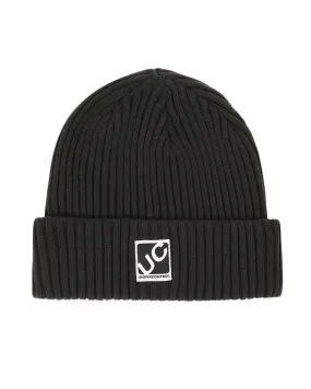 BEANIE / CROSS BOX LOGO / R CHARCOAL