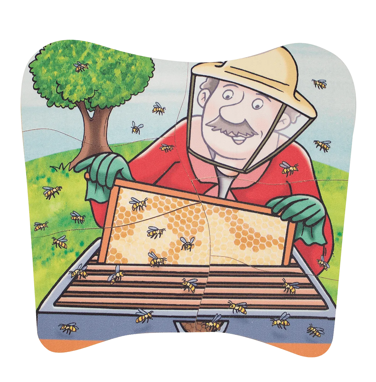 Beleduc Layer-Puzzle Honey Come From 蜂糖從何來-多層情景找找看拼圖