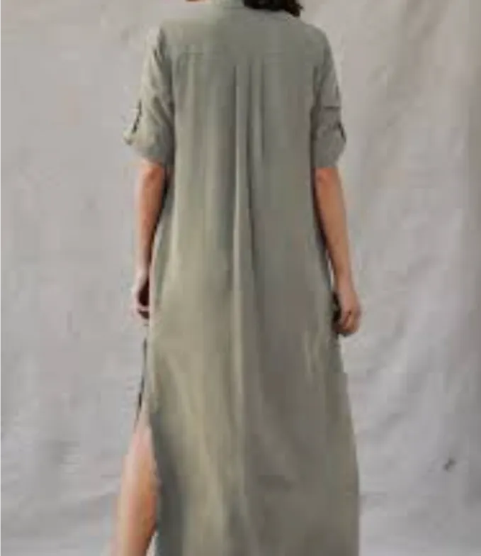 Bella Dahl Maxi Shirt Dress
