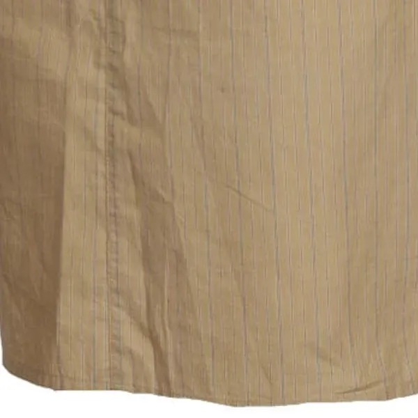 Benetton Midi Skirt - 28W UK 8 Beige Cotton