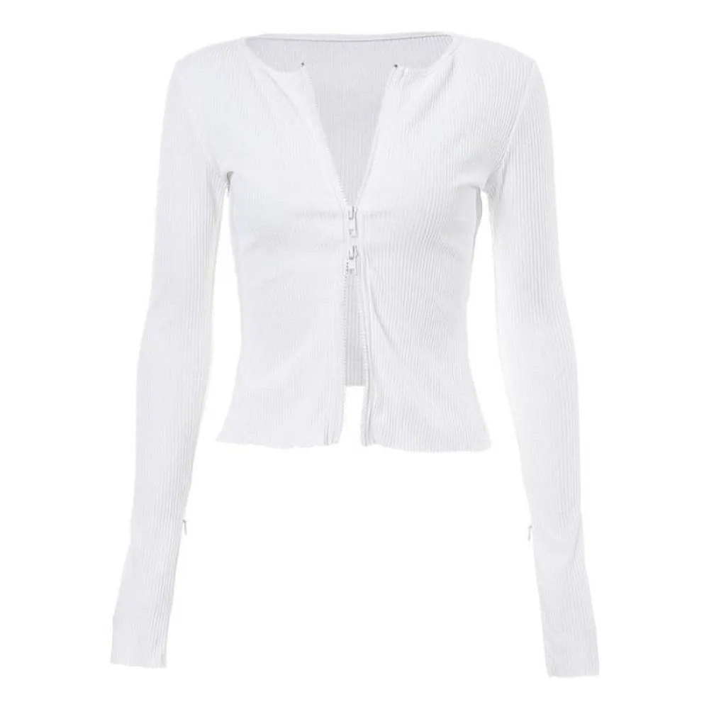 bodytop with sleeves for women overcoat longsleeve zipper jacket's ✈️ free.shipping