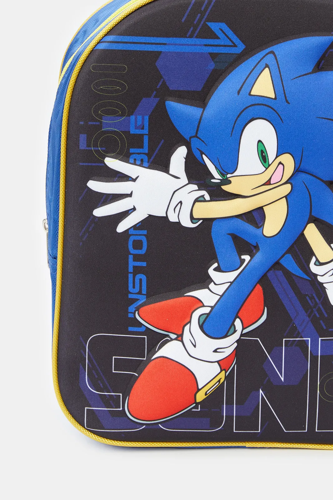 Boys Navy Sonic 3D Backpack