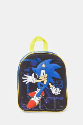 Boys Navy Sonic 3D Backpack