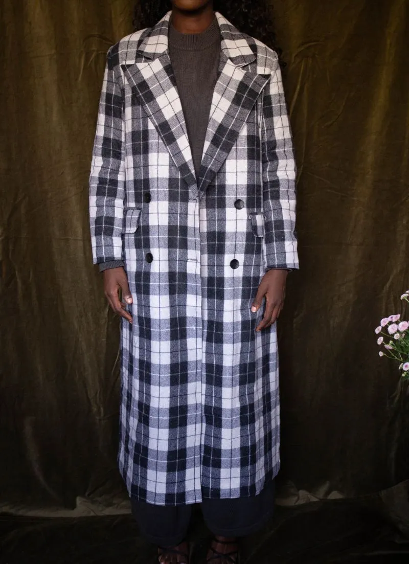 Brianna Plaid Coat