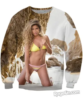 Brittany Beach Crewneck Sweatshirt