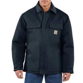 Carhartt Small Regular Dark Navy Arctic Quilt-Lined 12 Ounce Cotton Duck Traditional Coat