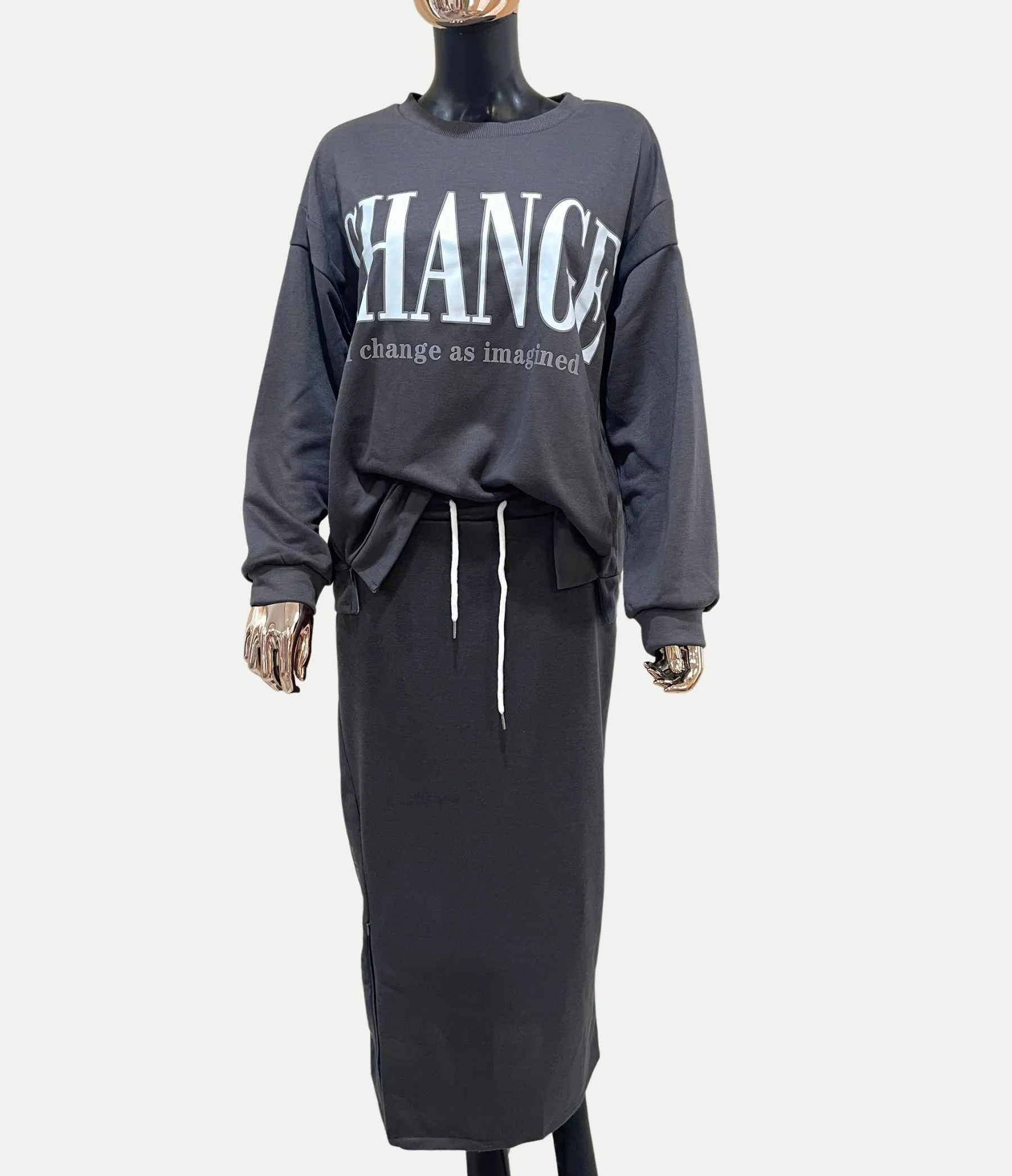 Change Sweat Skirt Set