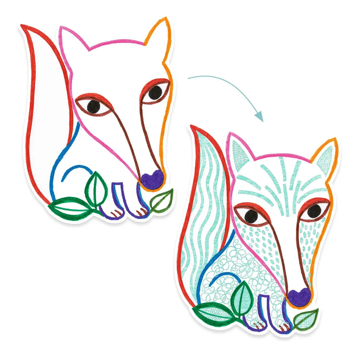 Djeco First Colouring - Forest Friends
