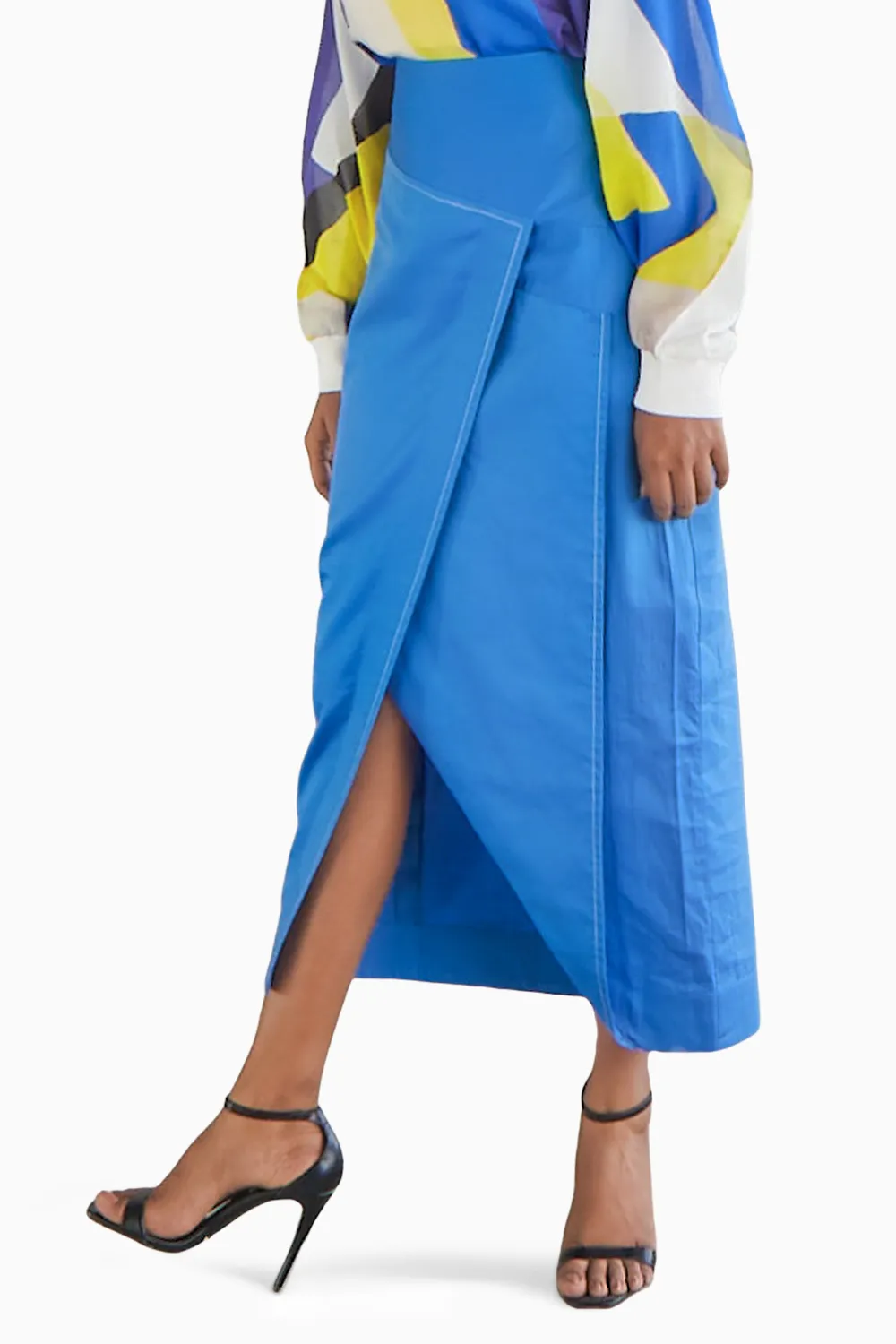 Drape Detail Pencil Skirt