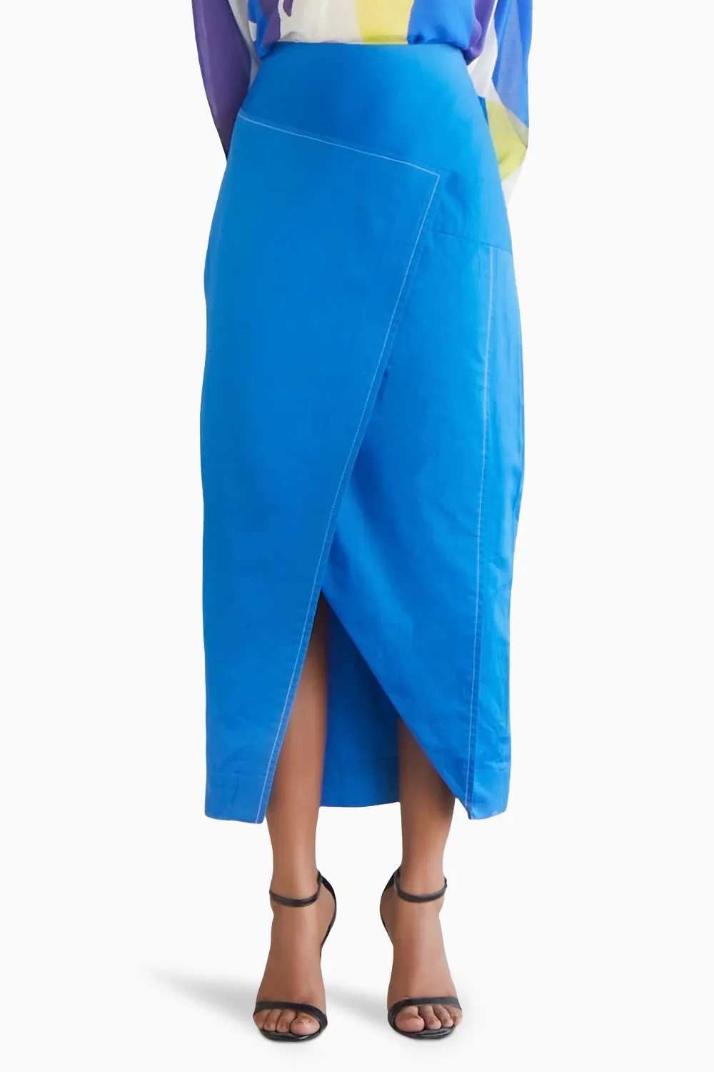 Drape Detail Pencil Skirt