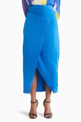 Drape Detail Pencil Skirt