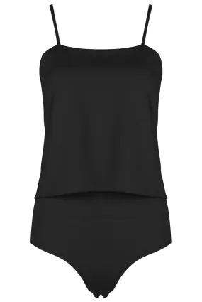 Dual Layer Cami Strap Bodysuit
