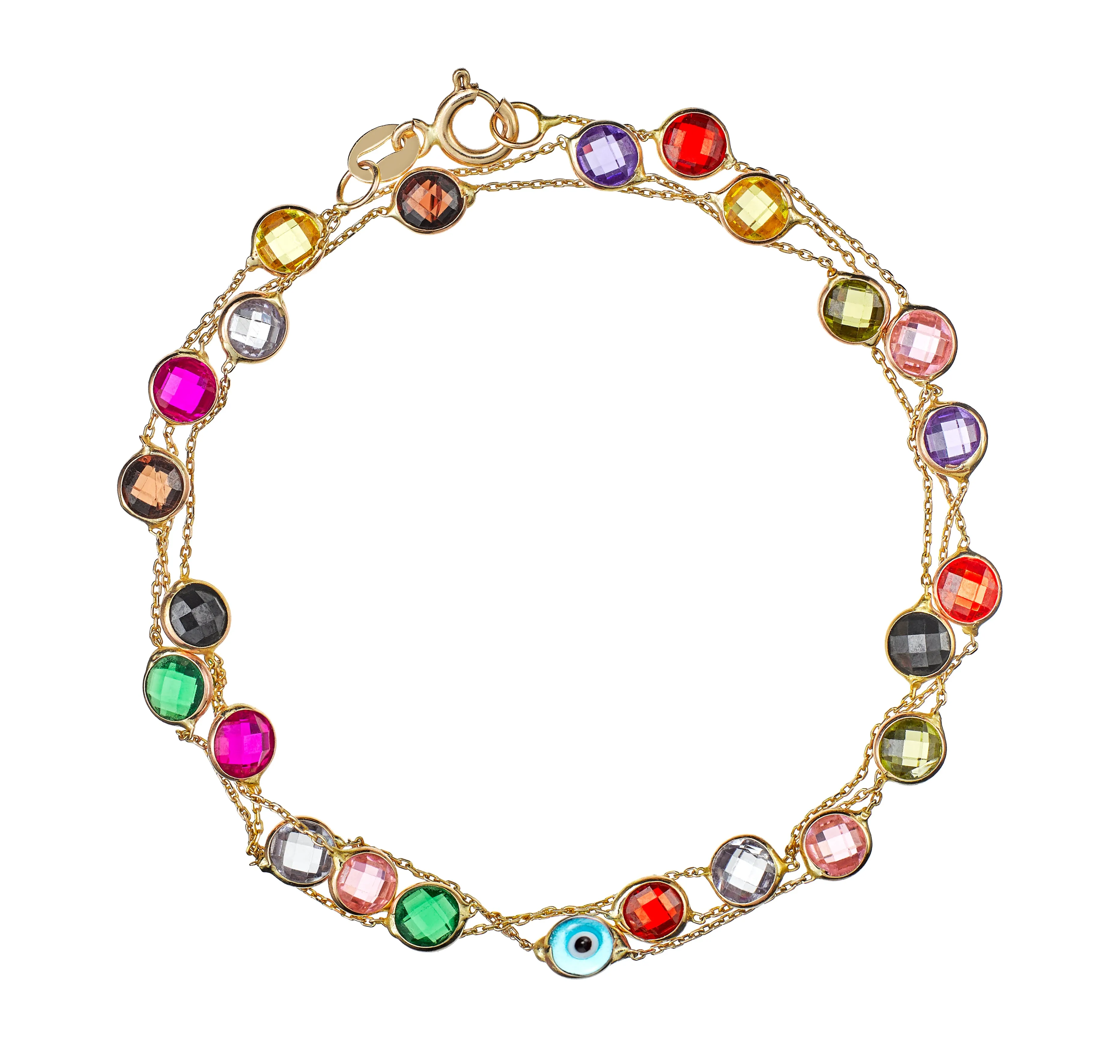 Esra Multiwrap Chain Multicoloured