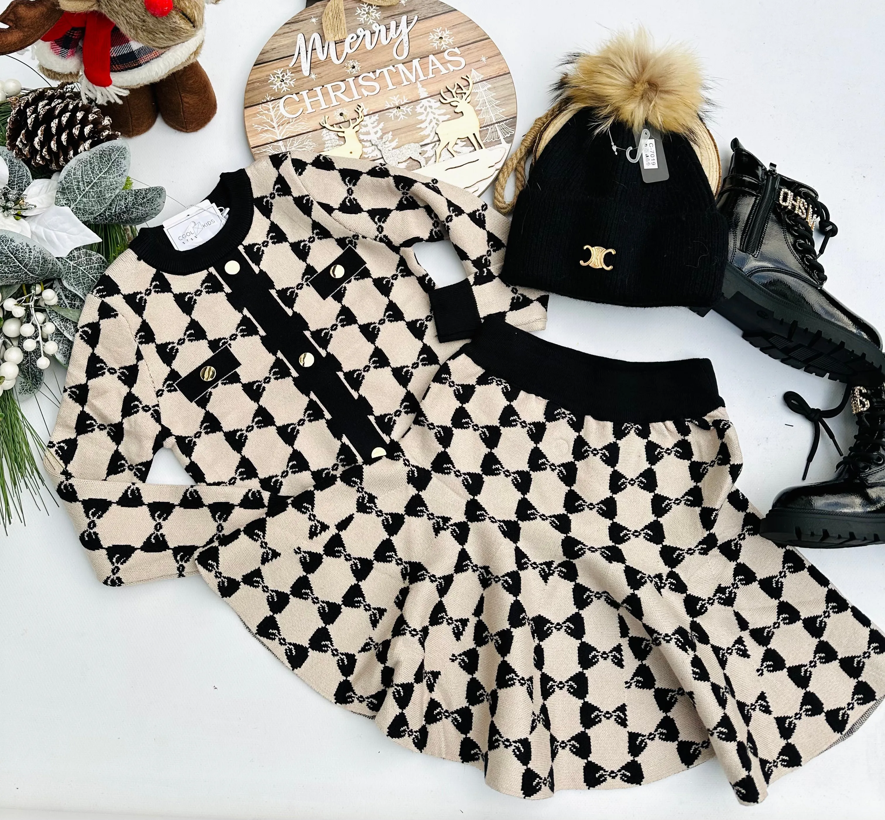 Fashion knited set