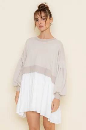 Fore Sweater Topper Mini Dress