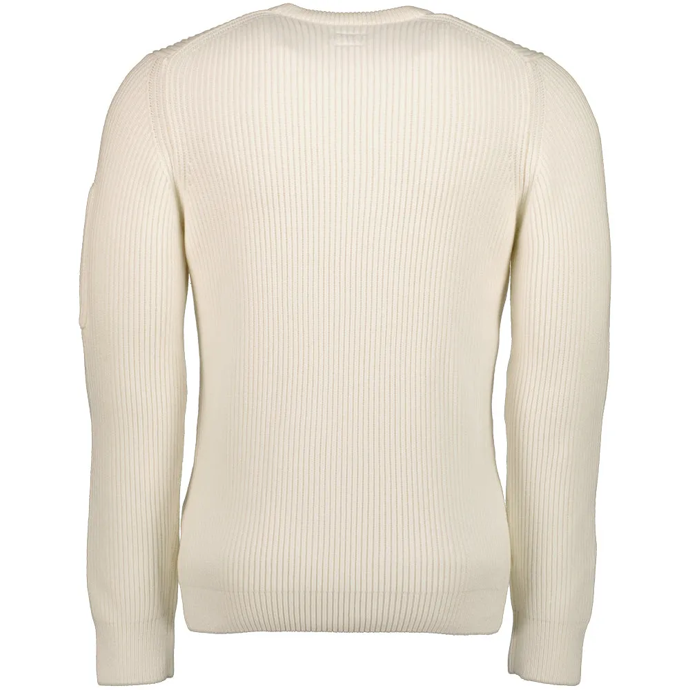 Full Rib Crewneck Lens Knit
