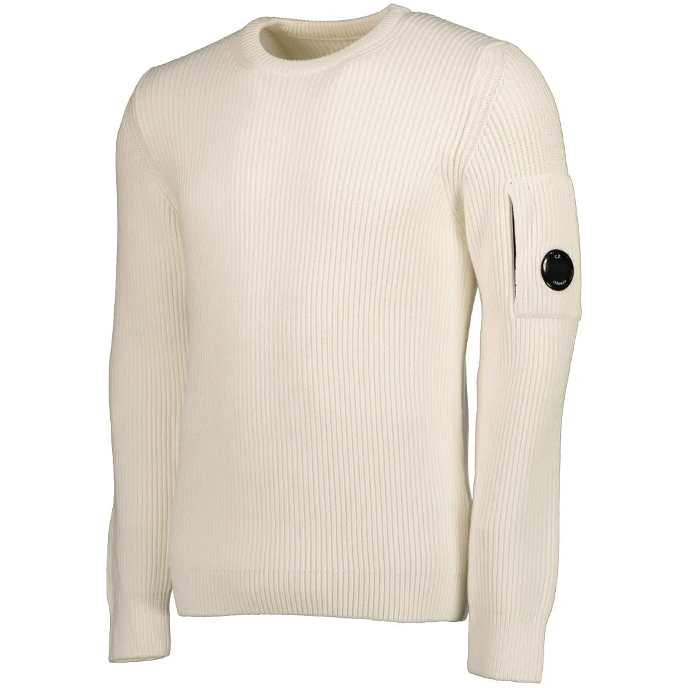 Full Rib Crewneck Lens Knit