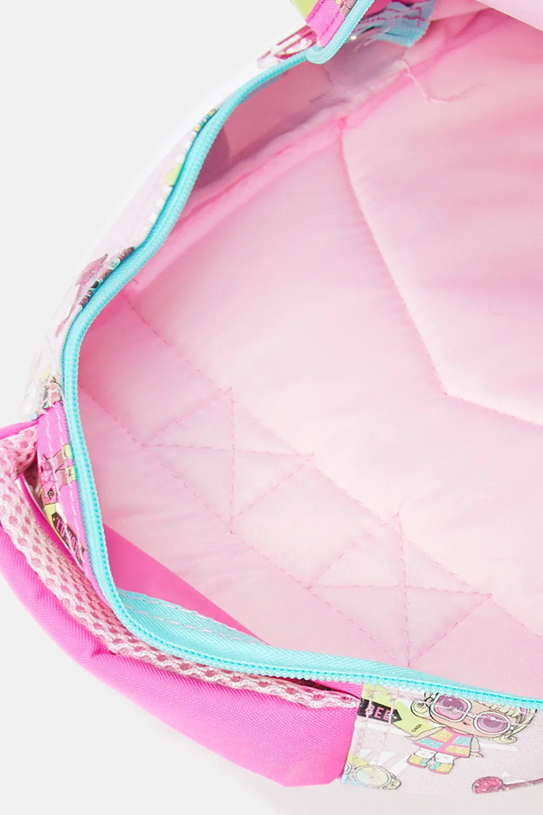 Girls Pink LOL Print Backpack (18 Inch)