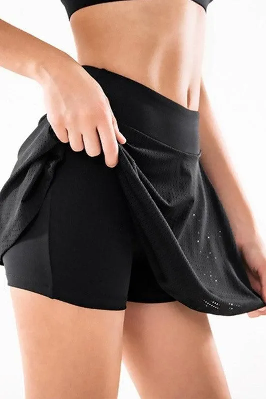 HIGH WAIST YOGA FASHION SPORTS SKIRT