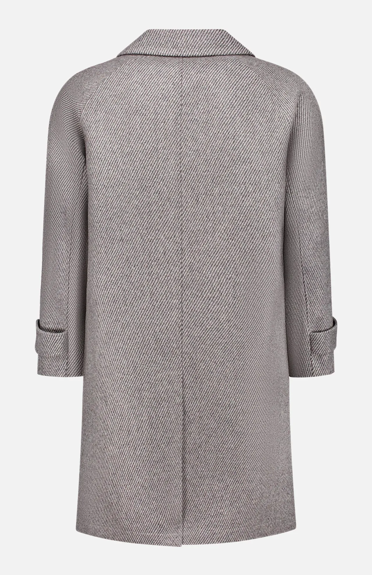 Hudson Textured Stripe Overcoat