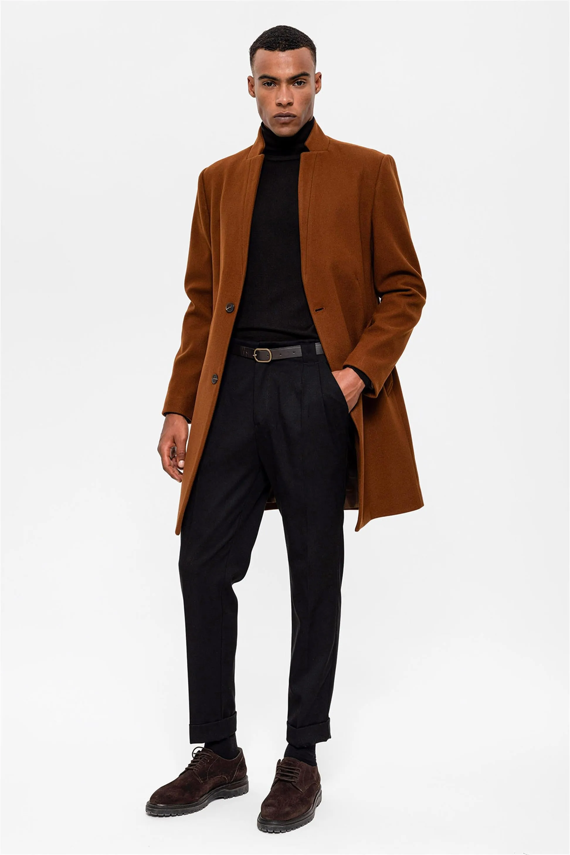 Judge Collar Men's Coat - Wessi