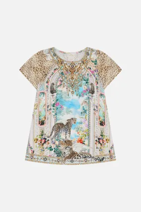 KIDS T-SHIRT DRESS WITH FLARE HEM 4-10 WE ALWAYS HAVE ALEXANDRIA