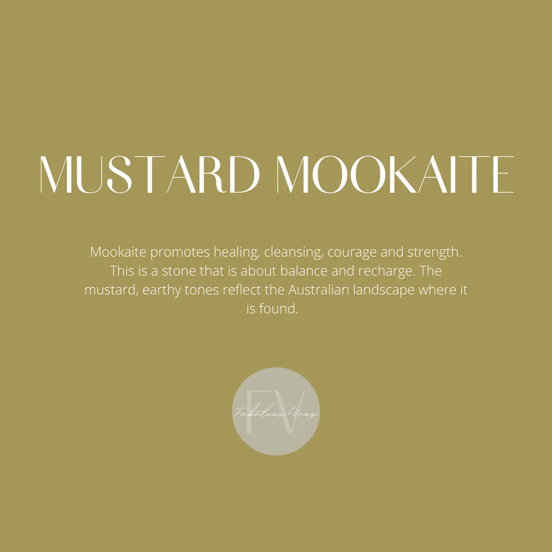 La Pierre Mustard Mookaite Long Necklace