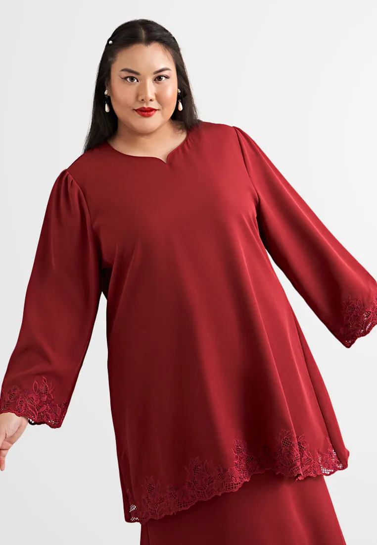 Lashira Classic Embroidery Kurung Pahang Set