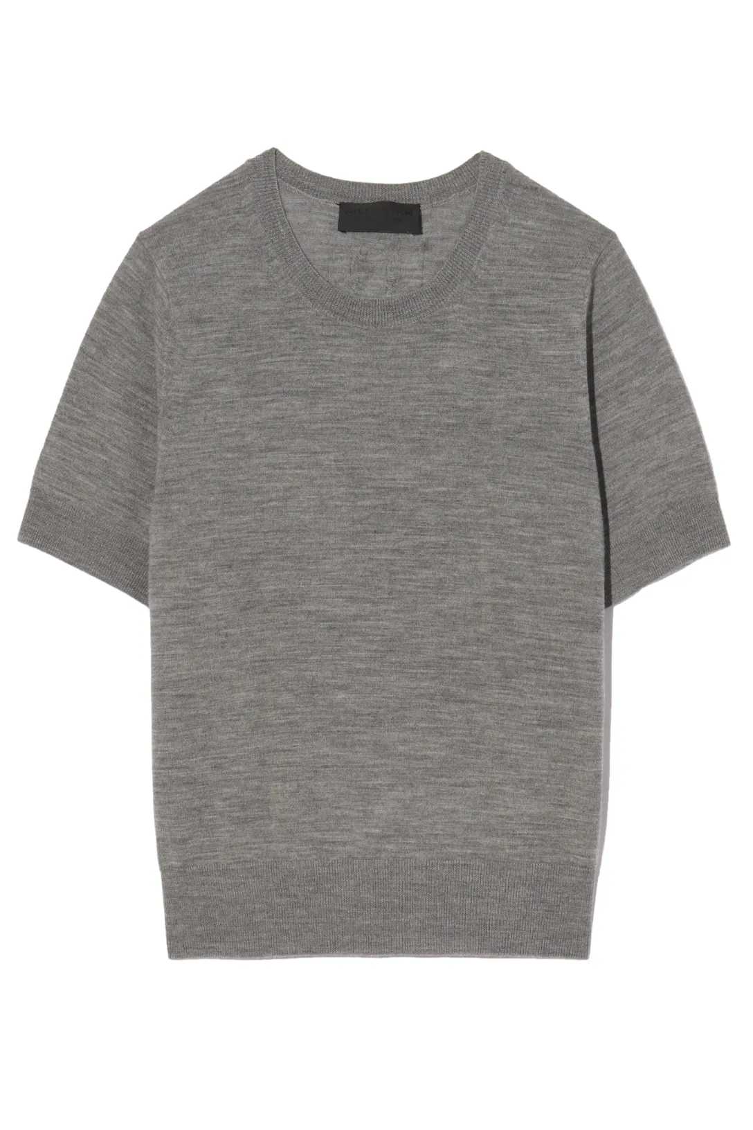 Leilani Knit Tee | Medium Grey Melange
