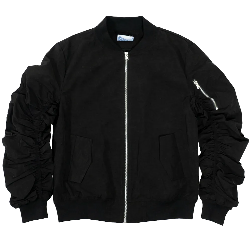LIFTED ANCHORS BIRD BOMBER JACKET LAHL23-18 BLACK