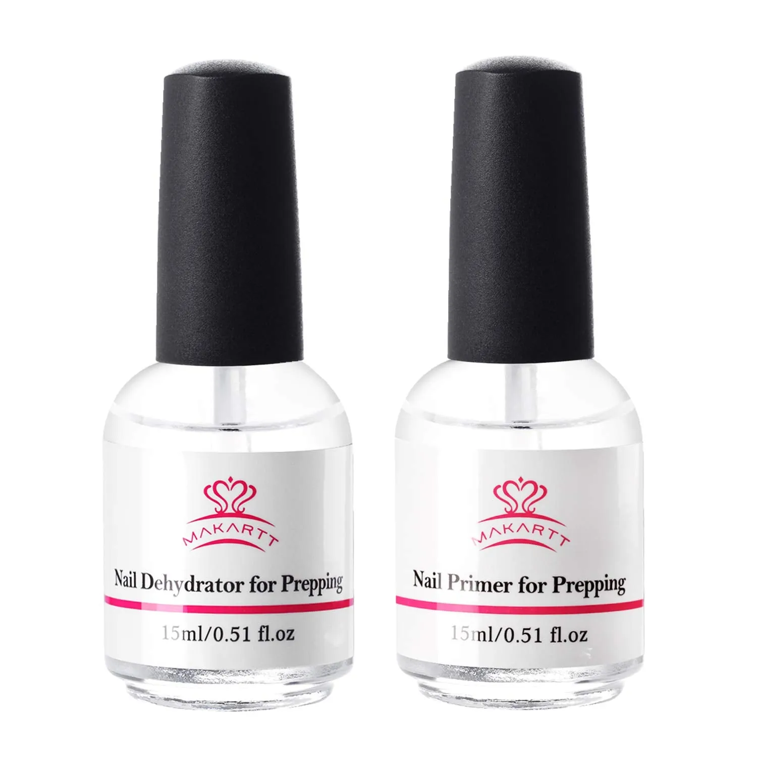 Makartt Nail Primer Natural Nail Dehydrator and Primer for Acrylic Nails Gel Polish Superior Protein Bond for Nails Gel Primer and Dehydrator Acrylic Powder Nail Prep Air Dry Dehydrator and Primer