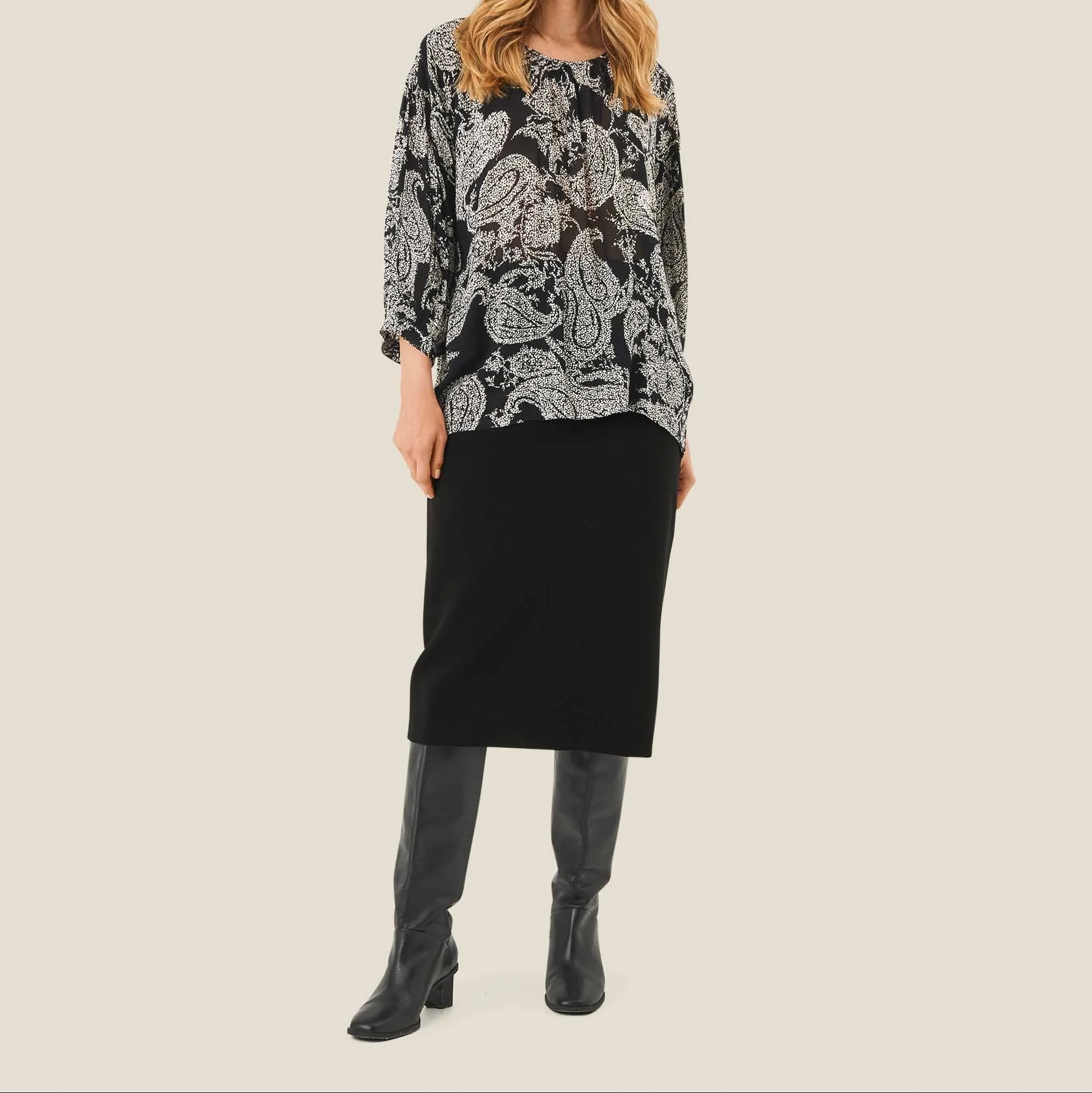 Masai Seulo Jersey Skirt In Black