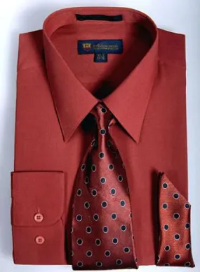 Men Dress Shirt SG-21-Brick