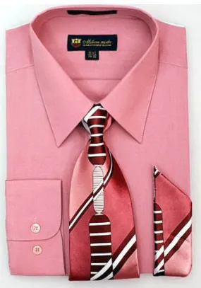 Men Dress Shirt SG-21-Rose Pink