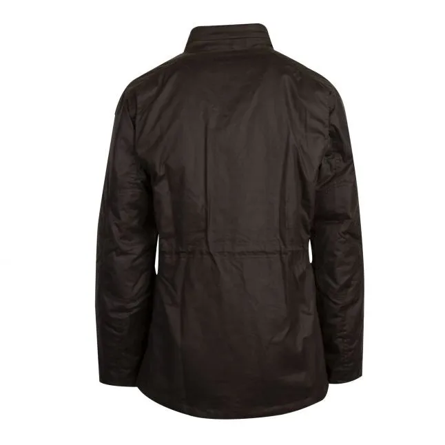 Mens Barbour Olive Sapper Waxed Jacket
