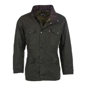 Mens Barbour Olive Sapper Waxed Jacket