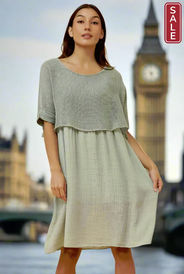 Mesh Layer Dress