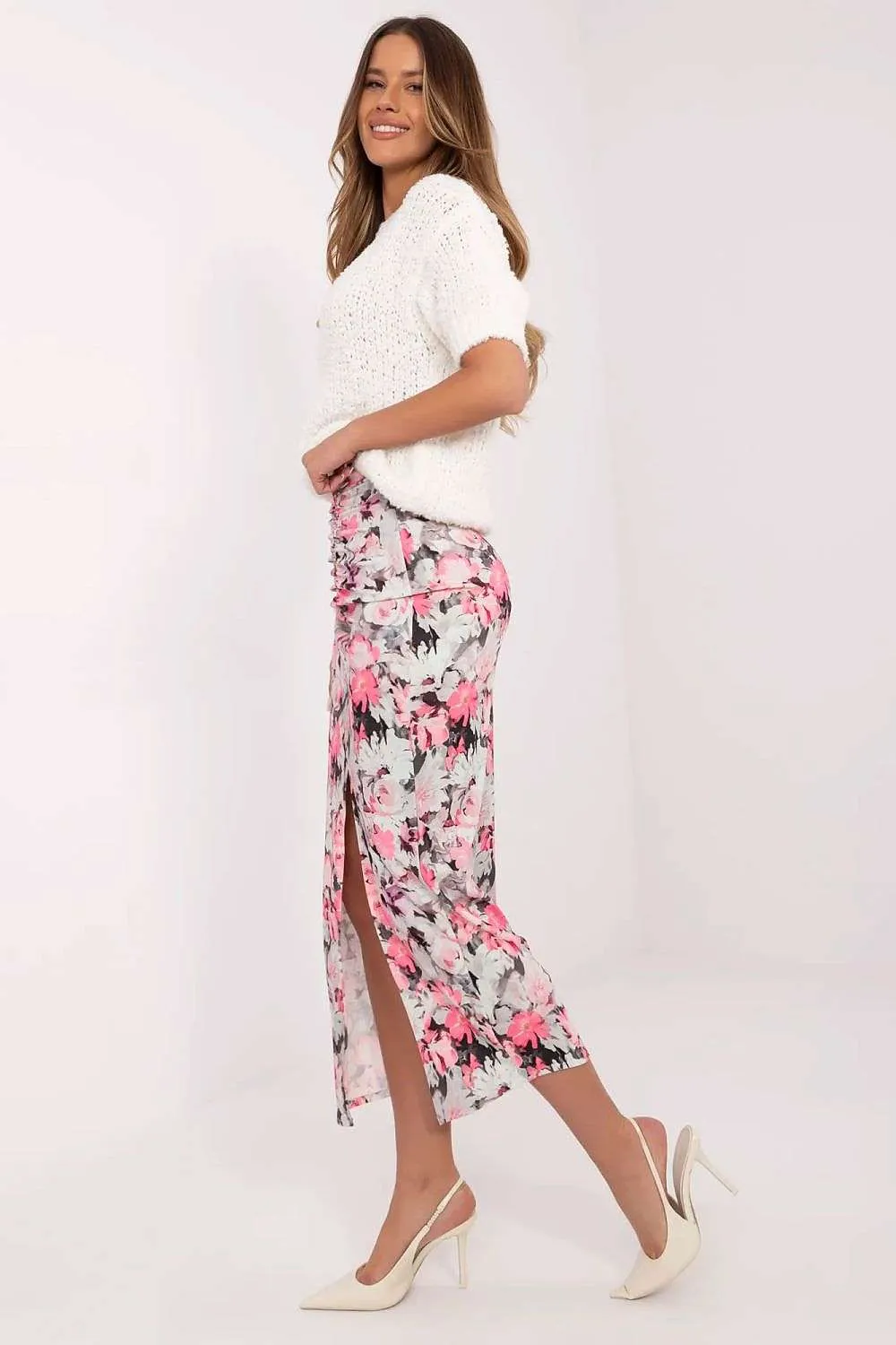 Midi Floral Women's Skirt