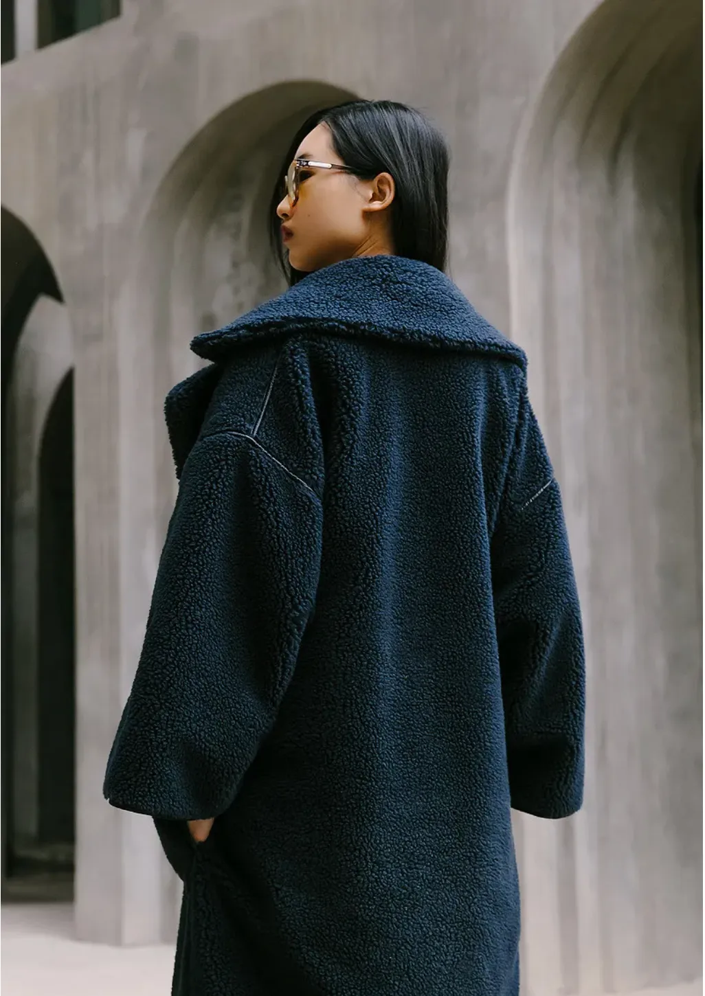 Mulan Reversible Coat - Black Combo