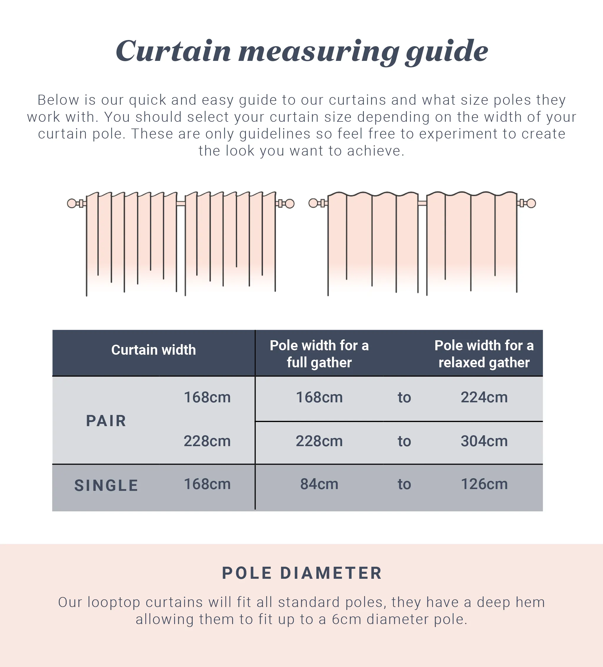 Natural Linen Lined Pencil Pleat Curtains (Pair)