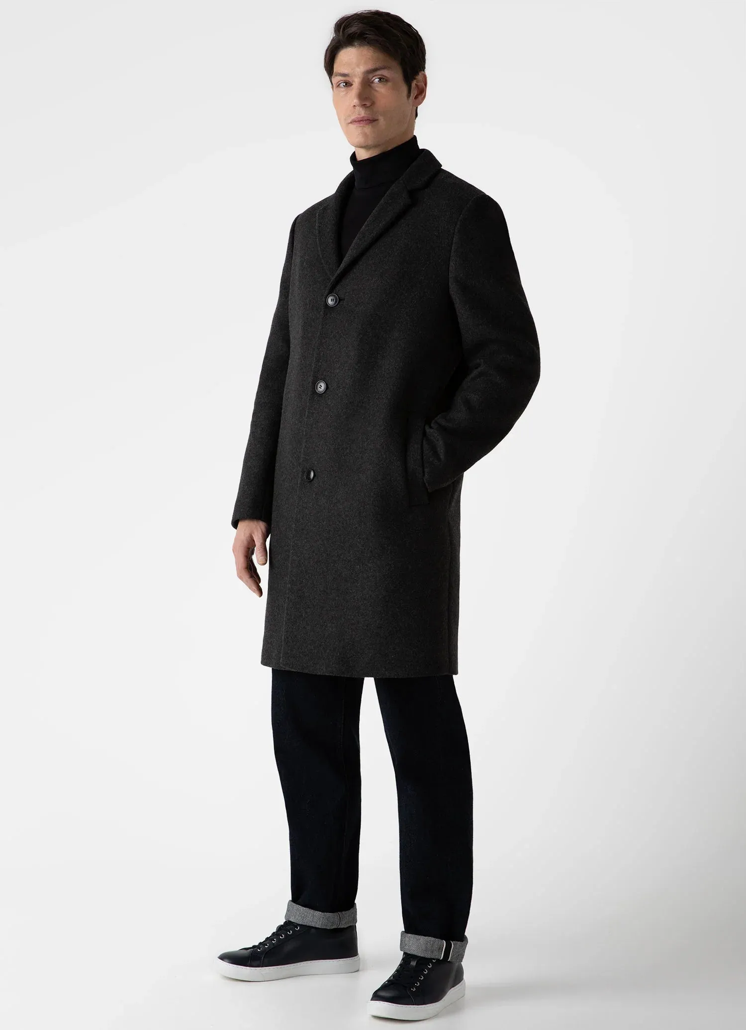 Overcoat - Charcoal Melange